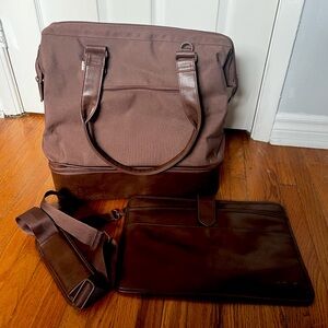 Beis convertible mini weekender - Maple - Used once!